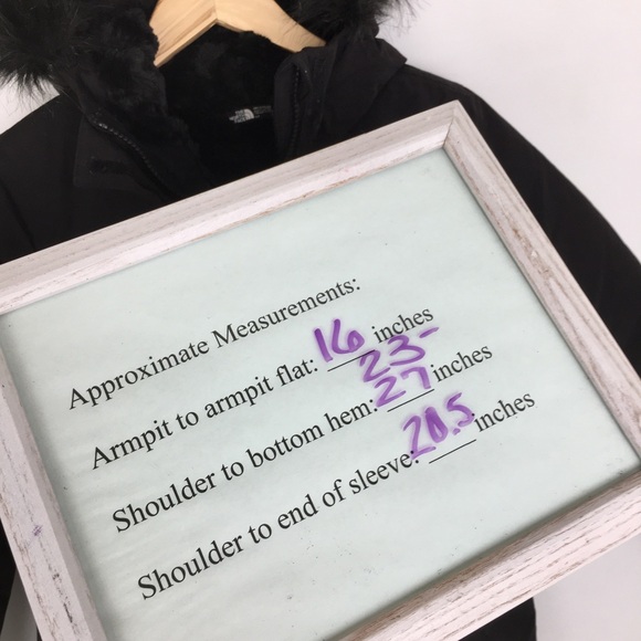 The North Face Girls’ Arctic Swirl Parka Black Down Puffer Winter Coat Sz S 7/8 - Picture 16 of 16